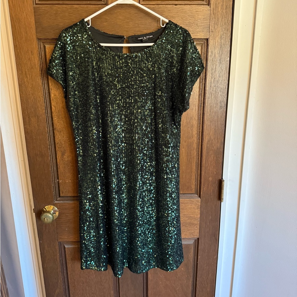 Sequin Green Dress